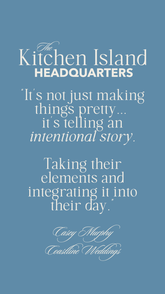 Quote from Kitchen Island HQ highlighting benefits for wedding planners using Dubsado vs. Honeybook